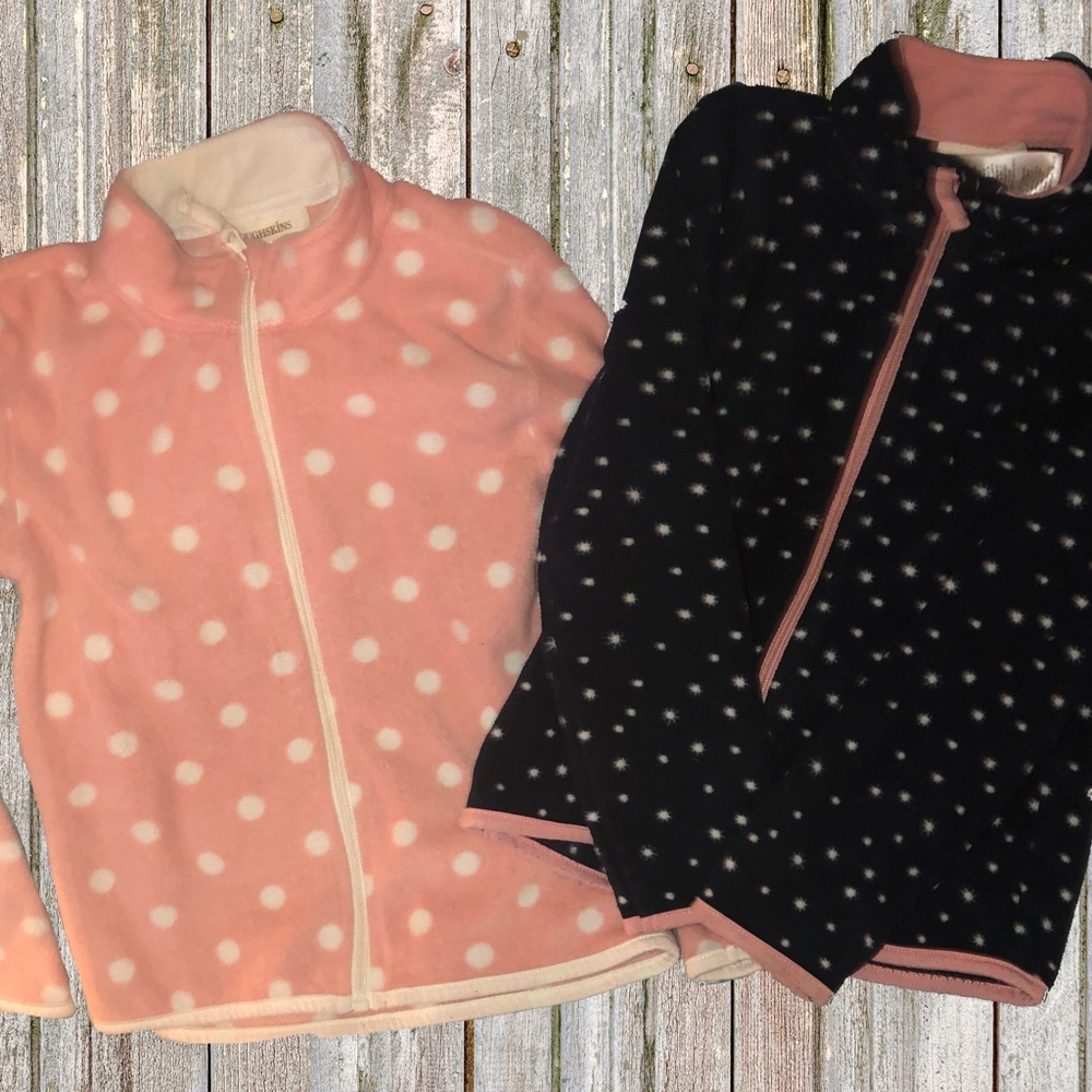 2 fleece girls jackets